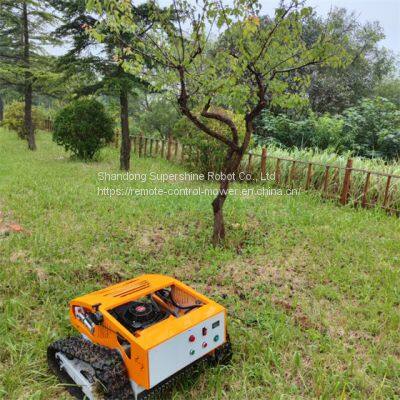 remote brush cutter, China robot lawn mower for hills price, radio controlled mower for sale