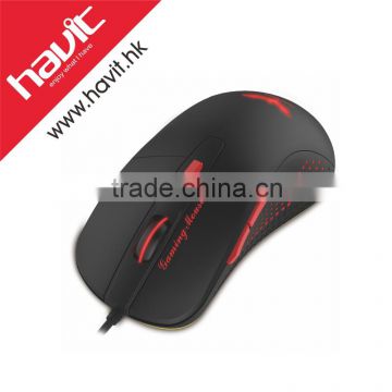 gaming mouse with light DPI 800-1200-2000-2800 6 key HAVIT brand