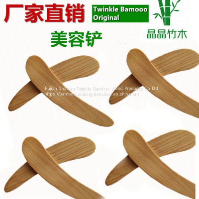 Mini bamboo cosmetic spatula for beauty Wholesale bamboo wood items