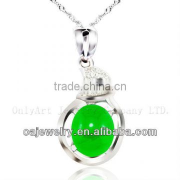 925 silver Jade silver pendant jade jewelry