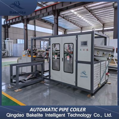 Automatic Pipe Coiler with Accumulator for High Speed PE-Rt Pipe Machine