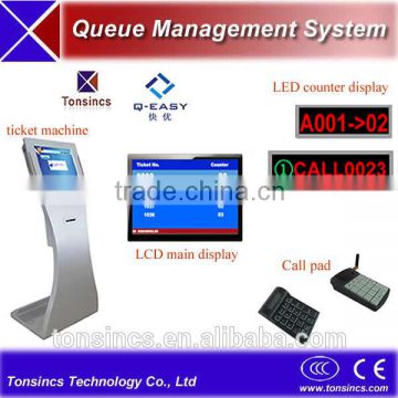 Electronic Complete bank/government/hospital Touch Screen Thermal Ticketing Queuing Systems