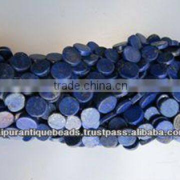 Lapis coin Beads gemstone