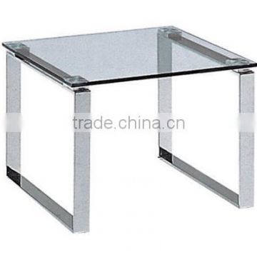 glass and stainless steel coffee table(CF-3007-2)