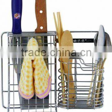 iron wire knife utensil holder