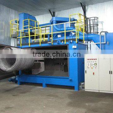 055 hot sale chinese wire rods shot blasting machine