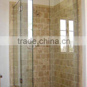 Tempered glass shower doors with AS/NZS2208:1996, BS6206, EN12150 certificate
