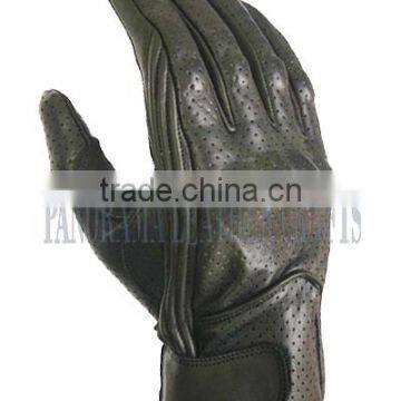 perforated leather summer motorcycle gloves