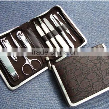 Personalized 10pcs High Quality French Stainless Steel Manicure Set