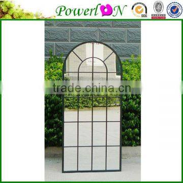 Discounted Unique Design Wrought Iron Round Frame Full Length Mirror For Home Indoor and Outdoor J16M TS05 X11 PL08-80230