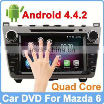 Ownice 8" For new mazda 6 gps Quad Core Pure Android 4.4.2 Support OBD TPMS HD 1024*600