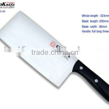 POM Plastic Handle Chinese Cleaver Knife