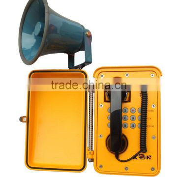 The aluminum alloy safety decorative wall mounted corded telephone KNSP-08L SOS telephone