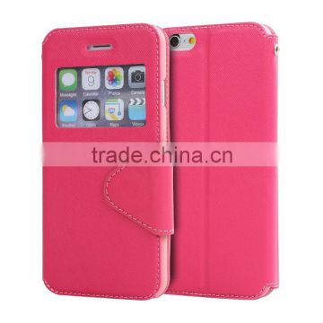 LZB new design PU flip leather case cover for Alcatel One Touch pop d5 case