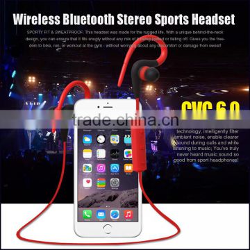 new sport stereo Bluetooth earphone with CSR V4.0 chipset