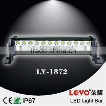 12 inch led 72w light bar for 4X4 Trucks ATV UTV Cars