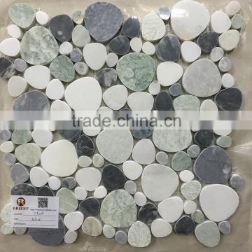 Natural stone mosaic tile with good design 15'*15'