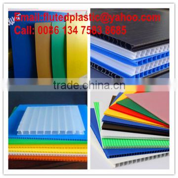 PP corrugated plastic sheet for construction protection