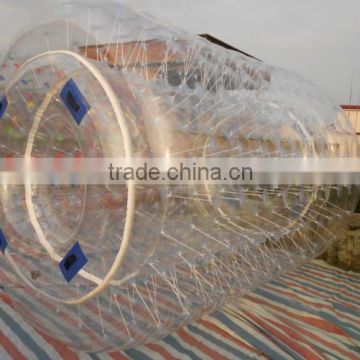 inflatable clear roller.transparent water roller