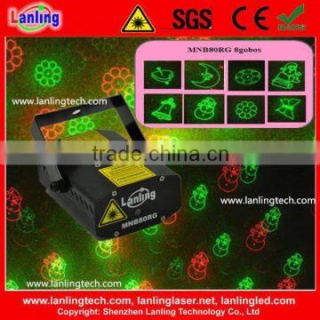 Mini Stage Laser lighting with Christmas Patterns with Gift box