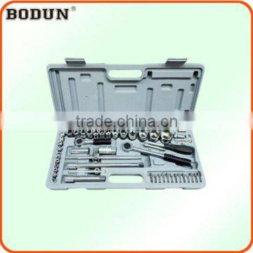 D6001-3 TS-0702 52pcs 1/4'&1/2" dr. 24pcs socket tool wrench/spanner set