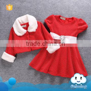Wholesale baby girls dress photo modern girls dresses girls red coat and frocks design kids red polka dot christmas dress