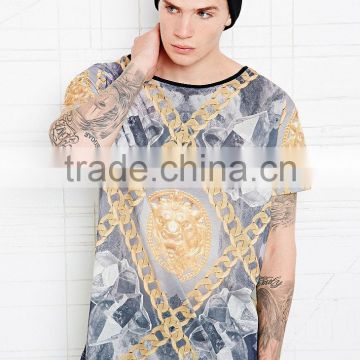 2014 new style 100% polyester sublimation tee