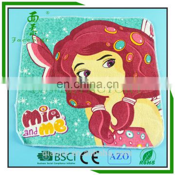 compressed cotton towel with Cartoon Character Printing Promotion Gift