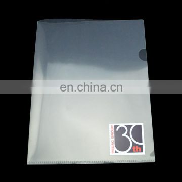 silkscreen printed custom transparent plastic folder