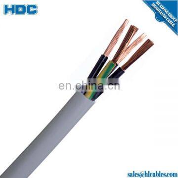 H05VV-F PVS PVSn GOST 3cores 1.5 2.5 4mm2 flexible copper PVC-Control Cable with colors 300 V White/Grey