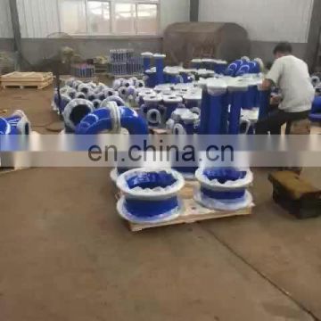 ductile cast iron pipe fitting double flange pipe with puddle flange price