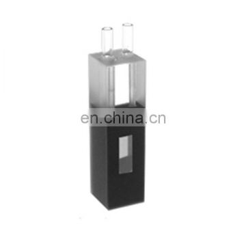 High quality quartz flow cell for spectrophotometer Small Volume Popular Q-74 Self mashing continuous flowthrough cell