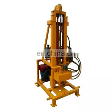 150 meters depth hydraulic diesel engine water wells drilling rig with strong quality for sale