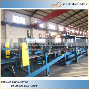 High Speed Mineral Wool (or Rock Wool) / Glass Wool Sandwich Panel Production Line