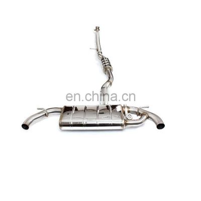 stainless steel exhaust system for Mercedes Benz GLA class muffler for GLA220 GLA180 GLA45 cat back with valve control