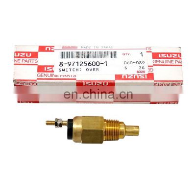 8-97125601-1 8971256011 Over Heat Warning Switch Water Temperature Sensor for Isuzu Zx200 6bg1 Engine Parts