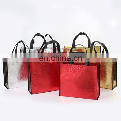 Top Quality Metallic Shopping Bag Non Woven/Non Woven T-shirt Bag for Sale