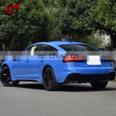 CH Newest Car Parts Accessories Engine Hood Roof Spoiler Tail Lamps Car Conversion Kit For Audi A5 2021+ To Rs5