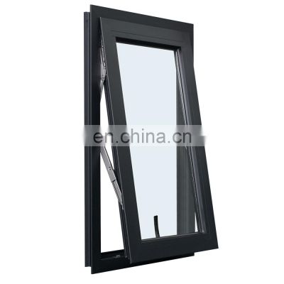 Florida Approval Hurricane Proof Impact Resistant aluminium double glazed window with Commercial Frame