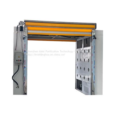 MRJH Explosion-Proof  High Quality Ion Shower Class 100 Automatic Shutter Door Goods Air Shower Room