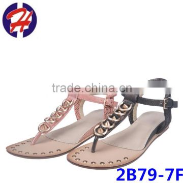 Hot sell lady sandal shoes 2015