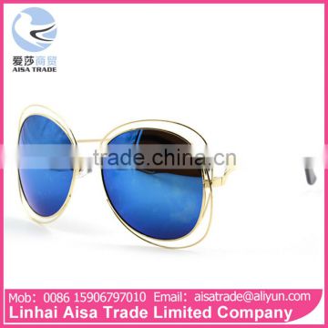Alibaba Supplier High Quality Metal Protect Eye Summer Fashion Women Import Sunglasses