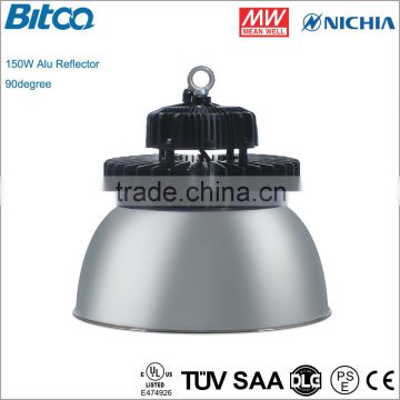 150w led high bay with 60degree or 120degree lampshade,shenzhen factory,150w led high bay light manufacture price