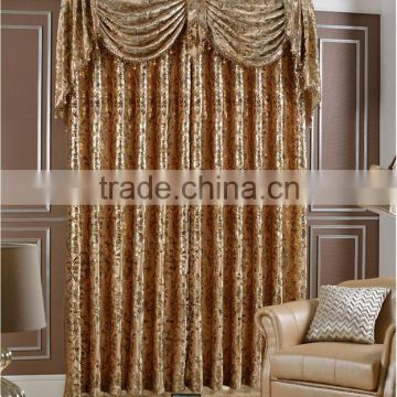 2015 3D embossed curtain fabric for window