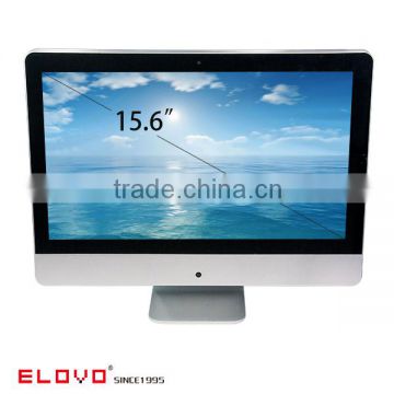 China dual core 15.6 inch all in one desktop computers with wifi webcam