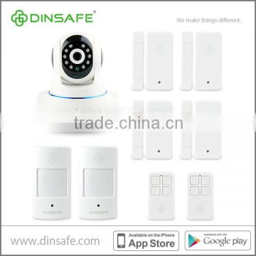 Well design wireless alarm system connect with temperature and smoke sensor