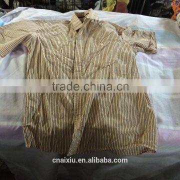 high quality Cheaper summer for men used clothes ,used clothing men shirt