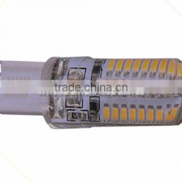 High quality CE and ROHS ceramic base 96 Pcs 3014 SMD G9 led bulbs 10W with silicone cover ,3 years warranty