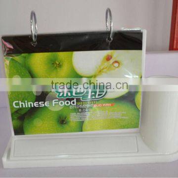 Promotional Gift Plastic Pen Holder with Calendar 2013