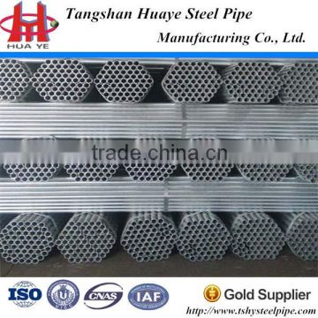 Construction materials galvanized round steel pipe with oil painting